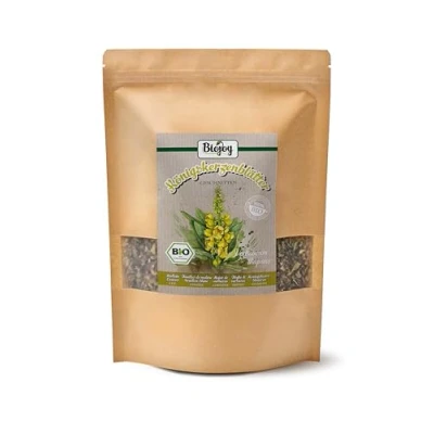 Afbeelding van Biojoy BIO Koningskaarsbladeren (250 g), gedroogd en gesneden, ideaal voor Koningskaarsblad Thee (Verbascum tapsus)