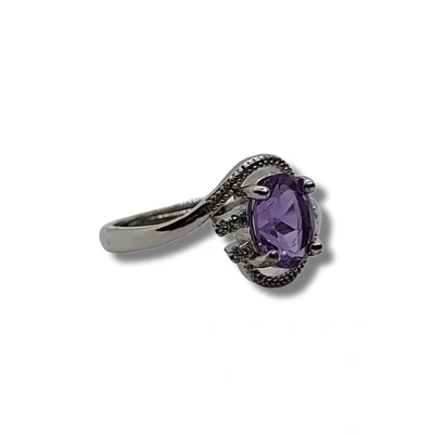 Afbeelding van Stones &amp; Bones® Ring Amethist verstelbaar no. 5