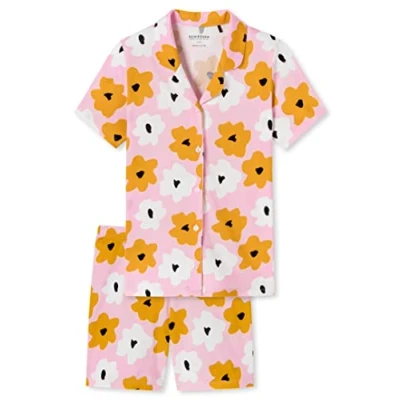 Afbeelding van Schiesser KURZ SET Pyjama voor kinderen, Maat: 140, Rosa