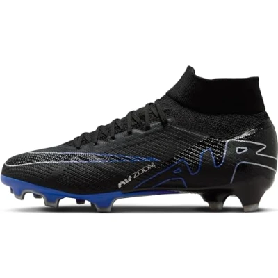 Afbeelding van Zoom Mercurial Superfly 9 Pro FG DJ5598 Voetbalschoenen Black Hyper Royal Chrome990 10