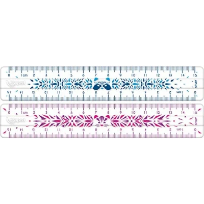 Afbeelding van Maped 245301 Study Fancy Stootvaste liniaal, 15 cm, verschillende kleuren