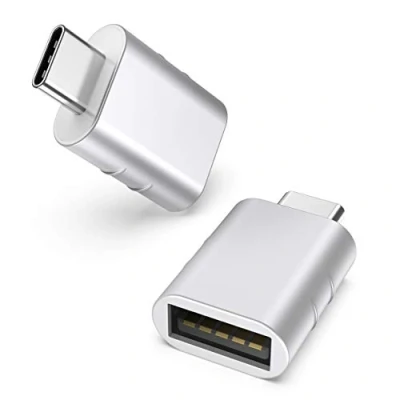 Afbeelding van USB C naar Adapter (2 pack), Syntech Mannelijk 3.0 Vrouwelijke Compatibel met MacBook Pro 2021 Air iPad mini 6 Surface 8/X Go en ander type of Thunderbolt 4/3 apparaten