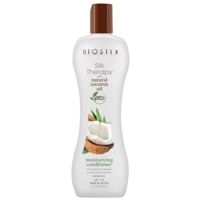 Afbeelding van BioSilk Silk Therapy with Coconut Oil Moisturizing Conditioner 355 ml voor ieder haartype