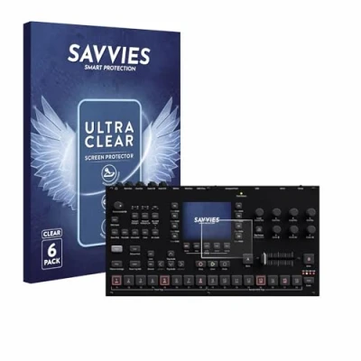 Afbeelding van Savvies (6 Stuks) Schermbeschermer voor Elektron Octatrack MKII Screen Protector Ultra Transparant