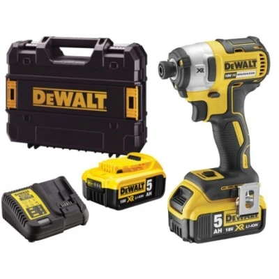 Afbeelding van DeWALT DCF887P2 18V Li ion accu slagschroevendraaier set (2x5.0Ah) in TSTAK koolborstelloos