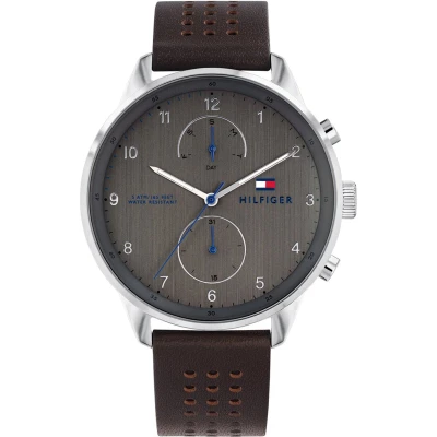 Afbeelding van Tommy Hilfiger TH1791579 Horloge Leer Bruin Ø 44 mm