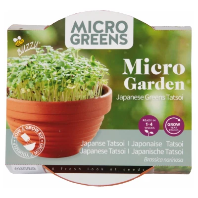 Afbeelding van Buzzy Microgreens Terra Schaaltje Tatsoi