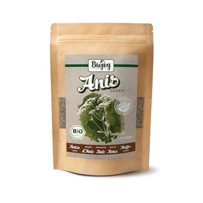 Afbeelding van Biojoy Biologisch Anijszaden (250 g), heel, ideaal voor Anijs Thee (Pimpinella anisum)