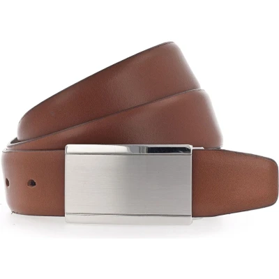 Afbeelding van Vanzetti Leren Riem Dresscode: Business 35mm Cambered Belt W120 Light Brown Lichtbruin