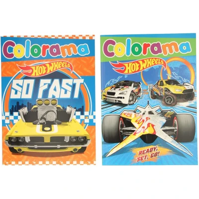 Afbeelding van Colorama hot wheels groen, kleurboek