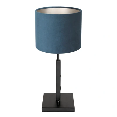 Afbeelding van Steinhauer Stang tafellamp blauw metaal 52 cm hoog