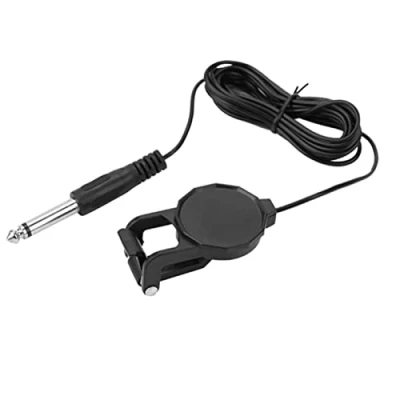 Afbeelding van Ansteckmikrofon Piezo Tonabnehmer Violine Akustikgitarre Ukulele mit 6,35 mm Klinkenbuchse und 3 m Audiokabel
