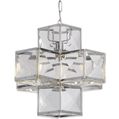 Afbeelding van Searchlight Hanglamp Glacier met acrylkap 34,5 cm