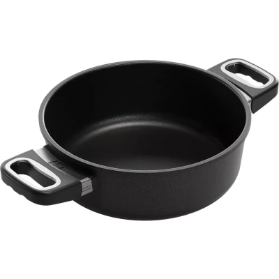 Afbeelding van AMT Gastroguss Braadpan 24 cm Non stick coating Ovenbestendig 3 liter Handgrepen