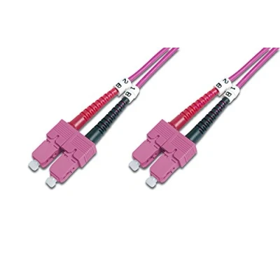 Afbeelding van Digitus DK 2522 01 4 Glasvezel kabel 1 meter SC I VH OM4 Violet