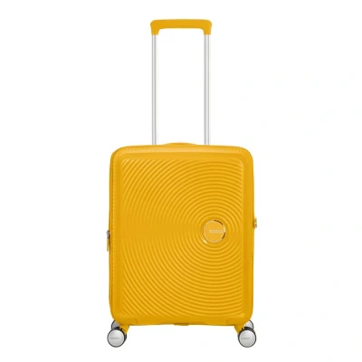 Afbeelding van American Tourister Soundbox Spinner 55 Expandable golden yellow Harde Koffer