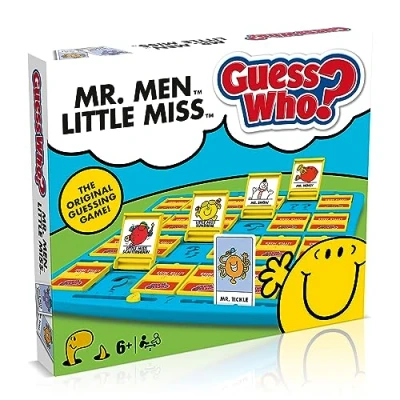 Afbeelding van Winning Moves Mr Men en Little Miss Raad eens wie? Bordspel: Speel met Mr. Grumpy, Funny, Mrs. Happy Sad om het karakter van je tegenstander te raden. Een geweldig cadeau voor kinderen