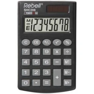 Afbeelding van Rebell calculator SHC208 BX zwart RE