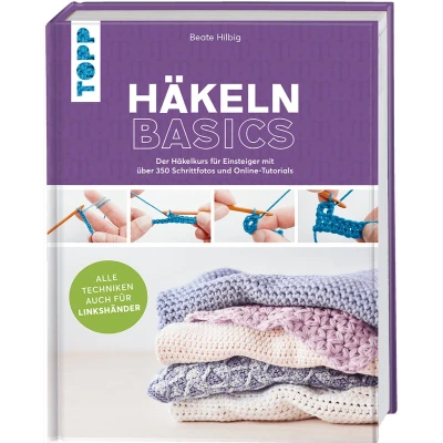 Afbeelding van Häkeln basics Alle Techniken auch für Linkshänder!: Der Häkelkurs Einsteiger mit über 350 Schrittfotos und Online Tutorials