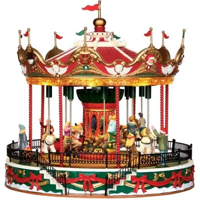 Afbeelding van Santa carousel LEMAX