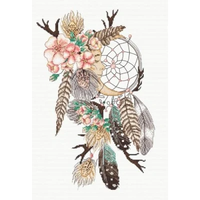 Afbeelding van Borduurpakket Moon Dreams Luca S L8041 telpatroon om zelf te borduren
