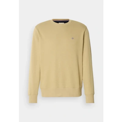 Afbeelding van GANT Shield C NECK Sweater, Heren, Maat: 3XL, Beige