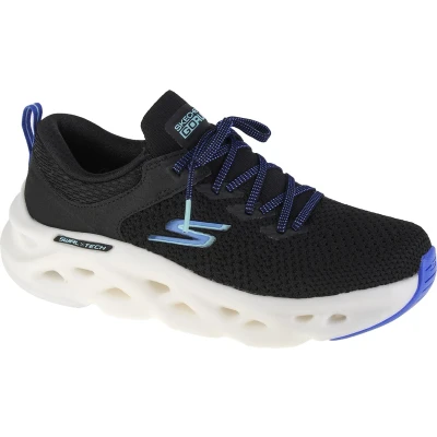 Afbeelding van Skechers Go Run Swirl Tech Dash Charge 128793 BLK, Vrouwen, Zwart, Hardloopschoenen, maat: 35,5