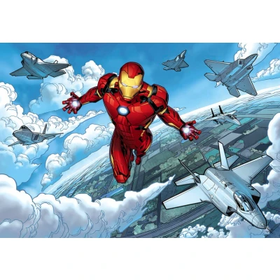 Afbeelding van Komar Vliesbehang Iron Man Flight 400x280 cm (breedte x hoogte)