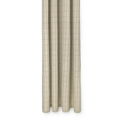 Afbeelding van Ferm Living Chambray Douchegordijn Grid