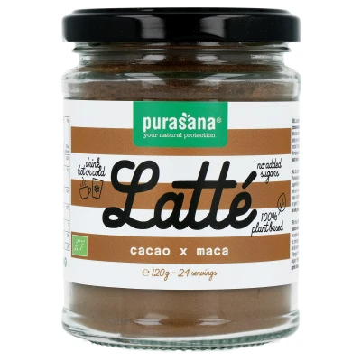 Afbeelding van 3x Purasana Cacao Maca Latté Bio 120 gr