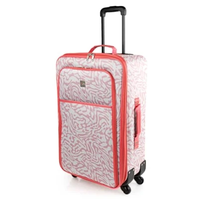 Afbeelding van ITACA Reiskoffer en Koffer Collectie: Suitcase Large, Medium Outlet, Handbagage Koffer, 70 cm, Beige Koraal