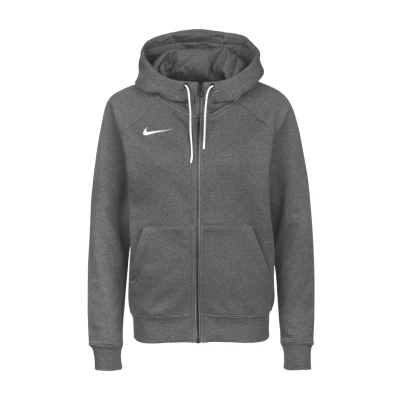 Afbeelding van Nike Performance W NK FLC PARK20 FZ Hoodie Sweater met rits Charcoal heather white, Dames, Maat: XS, white