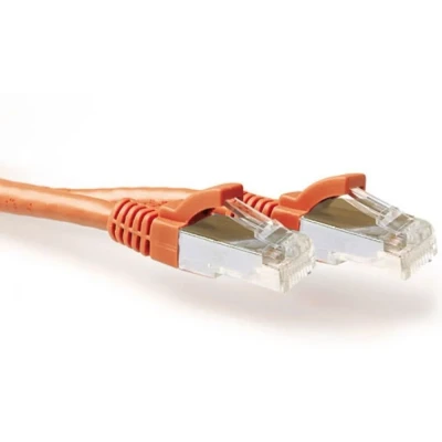 Afbeelding van ACT FB2120 SFTP CAT6A Patchkabel Snagless RJ45 Connectoren Oranje 20 meter