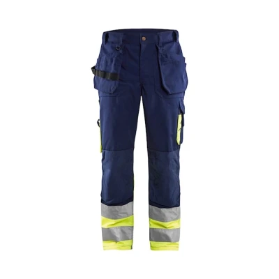Afbeelding van Blaklader Werkbroek High Vis 1529 1860 Marine/High Geel C54