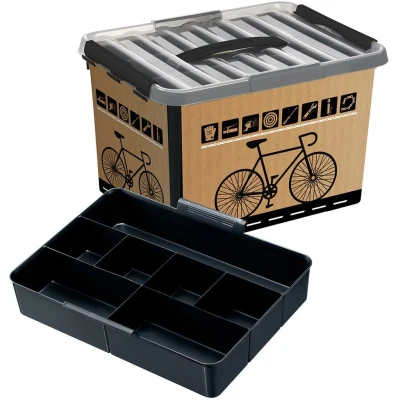 Afbeelding van SUNWARE Q line Fietsbox 22 Liter 40 x 30 26cm met inzet