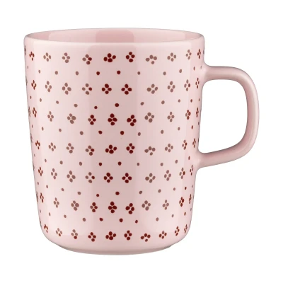 Afbeelding van Marimekko Oiva Muija mok 25 cl Roze