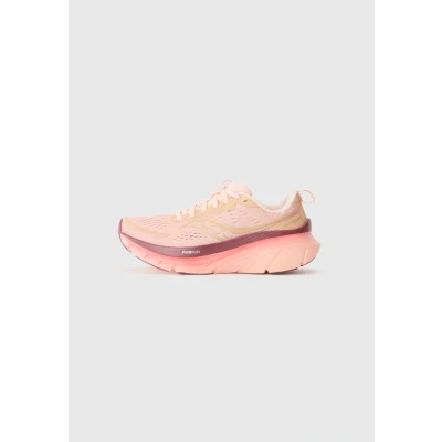 Afbeelding van Saucony Guide 18 Hardloopschoenen voor op de weg, Dames, Maat: 37.5, Cameo/terra Schoenen
