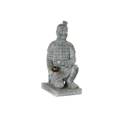 Afbeelding van Decoratieve figuren Home ESPRIT Lichtgrijs Orientaals Strijder 39 x 35 78 cm 33 34 76