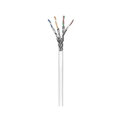 Afbeelding van Goobay CAT 6 network cable, S/FTP (PiMF), white 100 m
