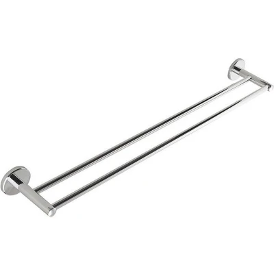 Afbeelding van Dubbele Handdoekhouder Sapho Samba Hangend 64.8 cm Chroom