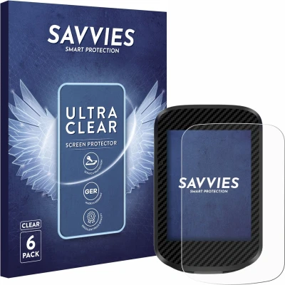 Afbeelding van Savvies Screenprotector voor igpsport BSC300T Folie Beschermfolie transparant (6 Stuks)