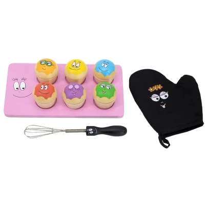 Afbeelding van Label Barbapapa Houten Cupcakes Set LLBB 35808