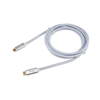 Afbeelding van Equip 128360 USB 3.2 Gen 2 C naar kabel, M/M, 3.0m, PD 100W, 4K/60Hz, 10Gbps, Wit