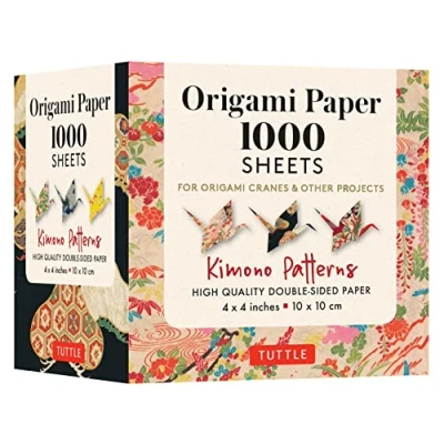 Afbeelding van Origami Paper 1,000 Sheets Kimono Patterns