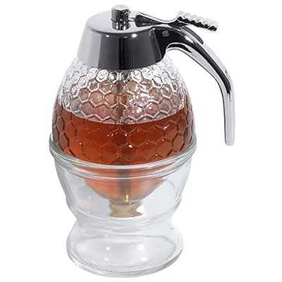 Afbeelding van Contacto Honingdispenser, siroopdispenser, 200 ml, incl. opbergvat