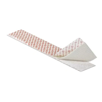 Afbeelding van VELCRO merk klittenband zelfklevend op maat te snijden industrieel extra sterk dubbelzijdig met klittenbandsluiting wit 50 mm x 2,5 m