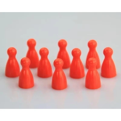 Afbeelding van Pionnen Oranje 100 stuks