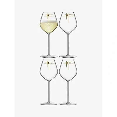 Afbeelding van L.S.A. Century Tulpglas 285 ml Set van 4 Stuks Gold / Glass