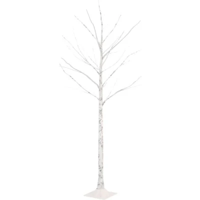 Afbeelding van vidaXL Berkenboom LED 72 LED&#039;s warmwit 150 cm wit