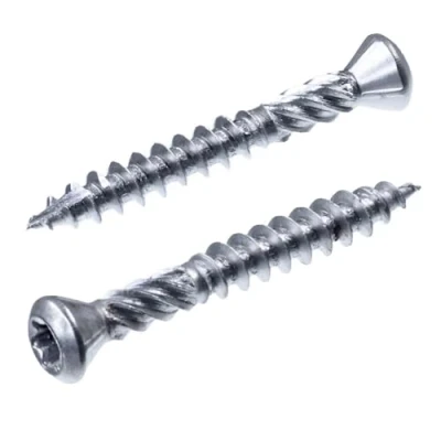 Afbeelding van SECCARO Terrasschroef 5 x 40 mm, roestvrij staal C1, houtschroef met snijpunt en snijinkeping, TX/binnenzeskant, 200 stuks
